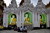 Yangon Myanmar. Shwedagon Pagoda (the Golden Stupa).  